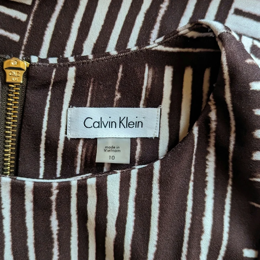 Calvin Klein Striped Sheath Dress - Picture 4 of 4